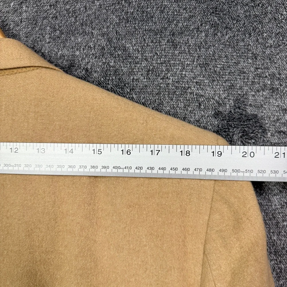 Saxony Hall Blazer Mens 100% Camel Hair Sport Coat Tan Vintage 2 Button 45 Chest